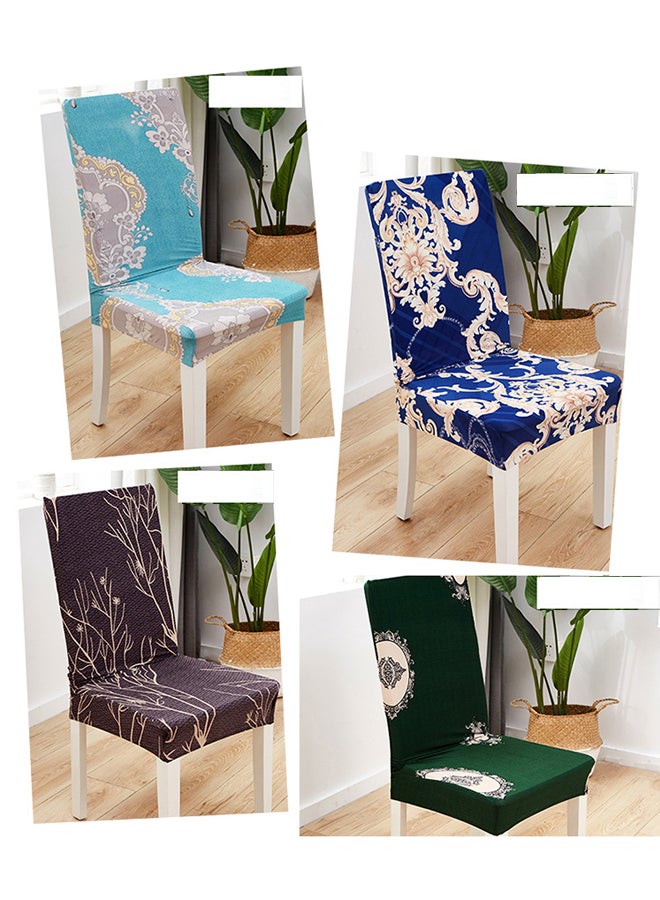 Dust Proof Dining Chair Cover Set Flore Printed Bohemian Chair Cover - Image 2